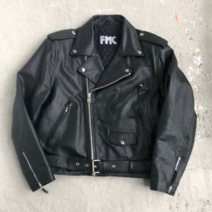 Vintage FMC Leather Biker jacket